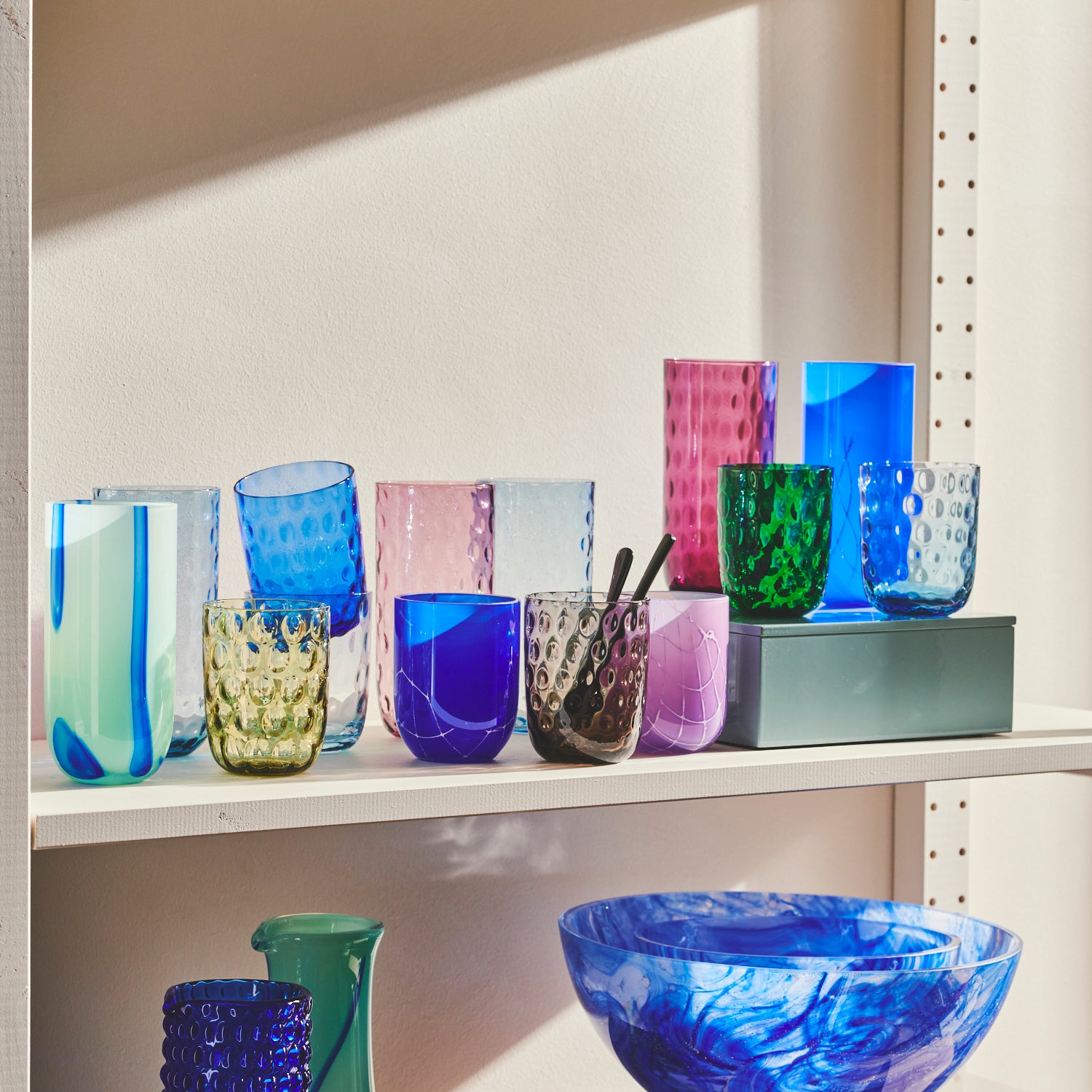 Kodanska Kodanska Vandglas - Danish Summer Water Glass Blue Smoke