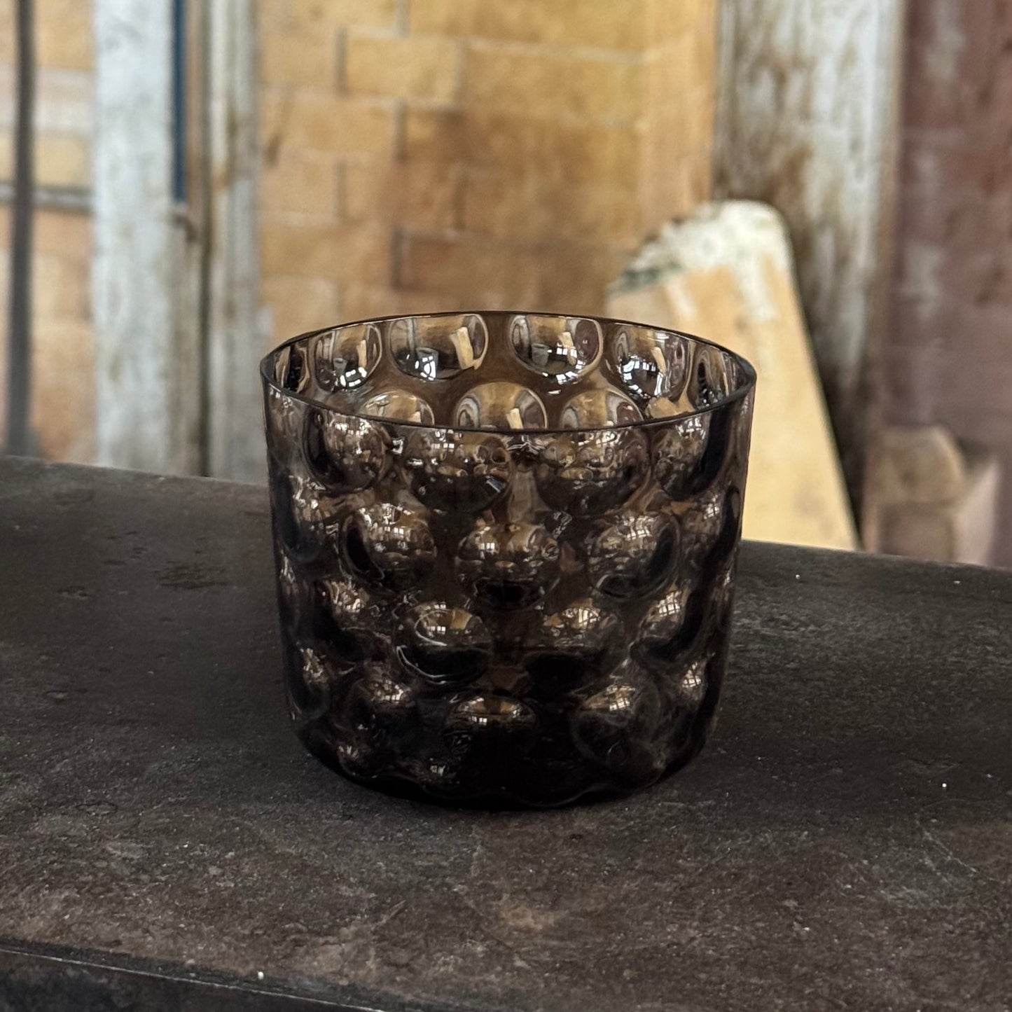 Kodanska Danish Summer Skål 01 Big Drops Bowl Black Smoke