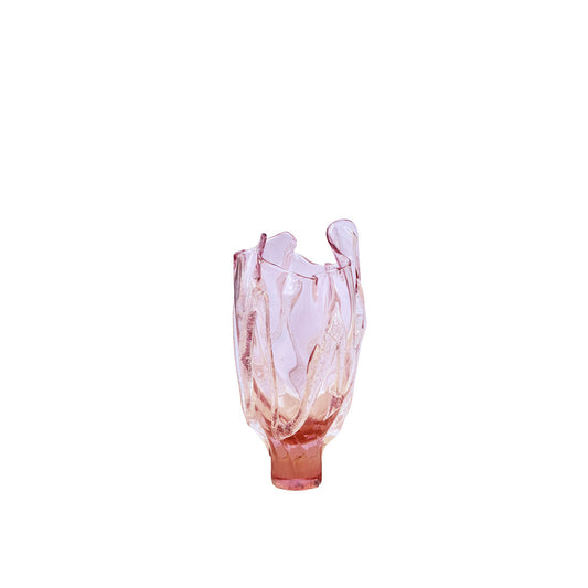 Kodanska Faith Vase 01 Art Vase Pink W/Sand Art Denmark