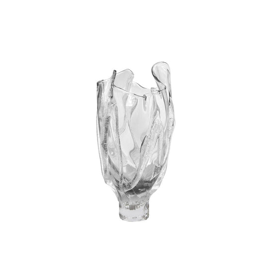 Kodanska Faith Vase 02 Art Vase Clear W/Sand Art Denmark