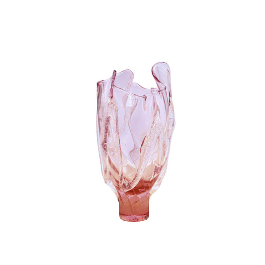 Kodanska Faith Vase 02 Art Vase Pink W/Sand Art Denmark