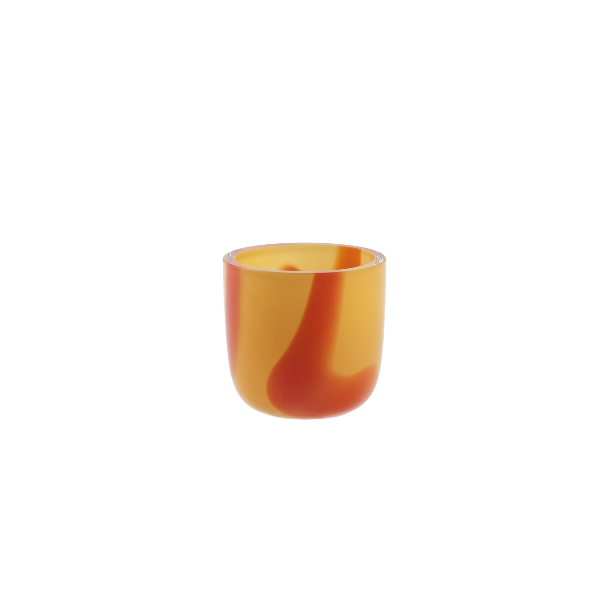 Kodanska Flow Egg Cup Flow egg cup Beige w. Red Stripes