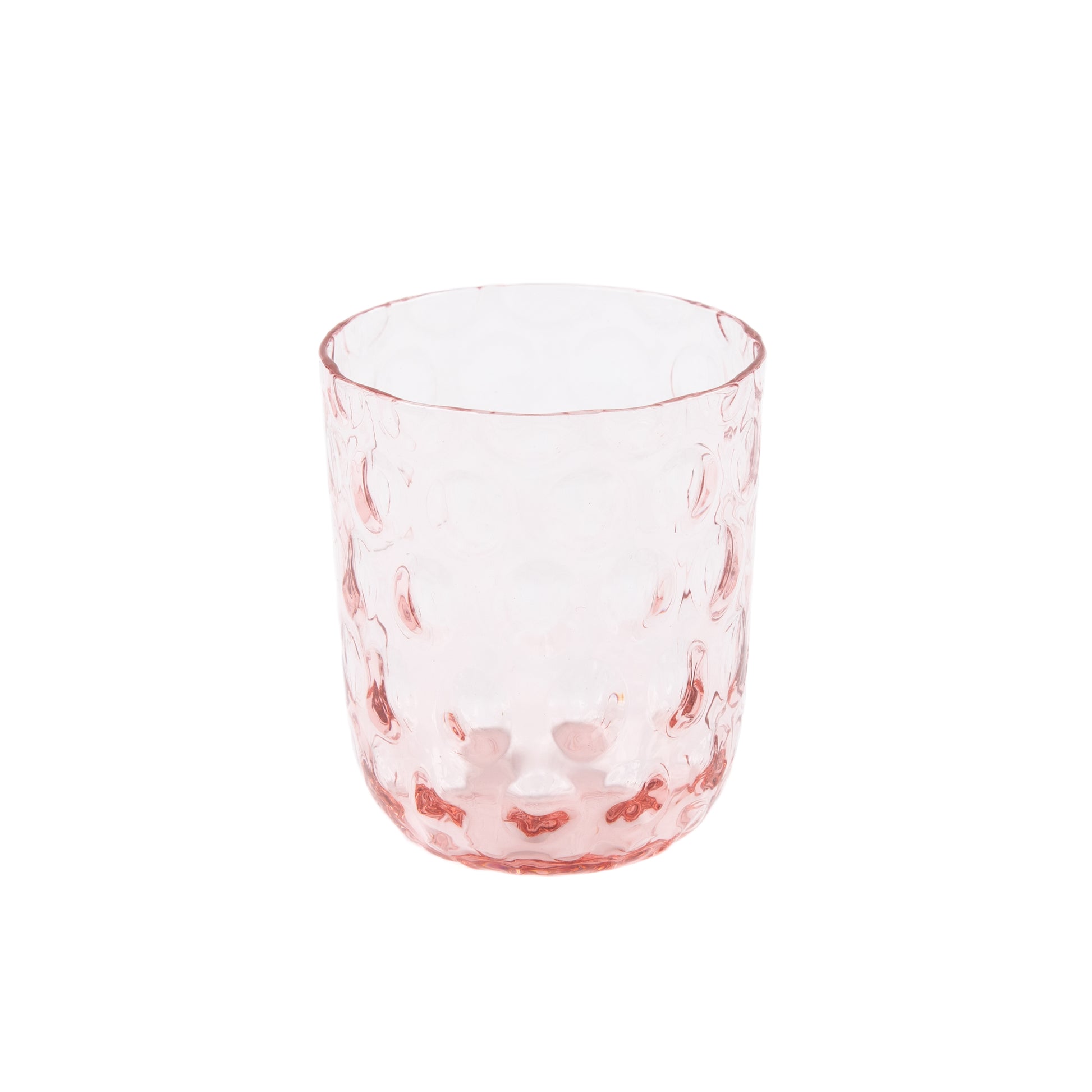 Kodanska Danish Summer Glas Big Drops Water Glass Pink