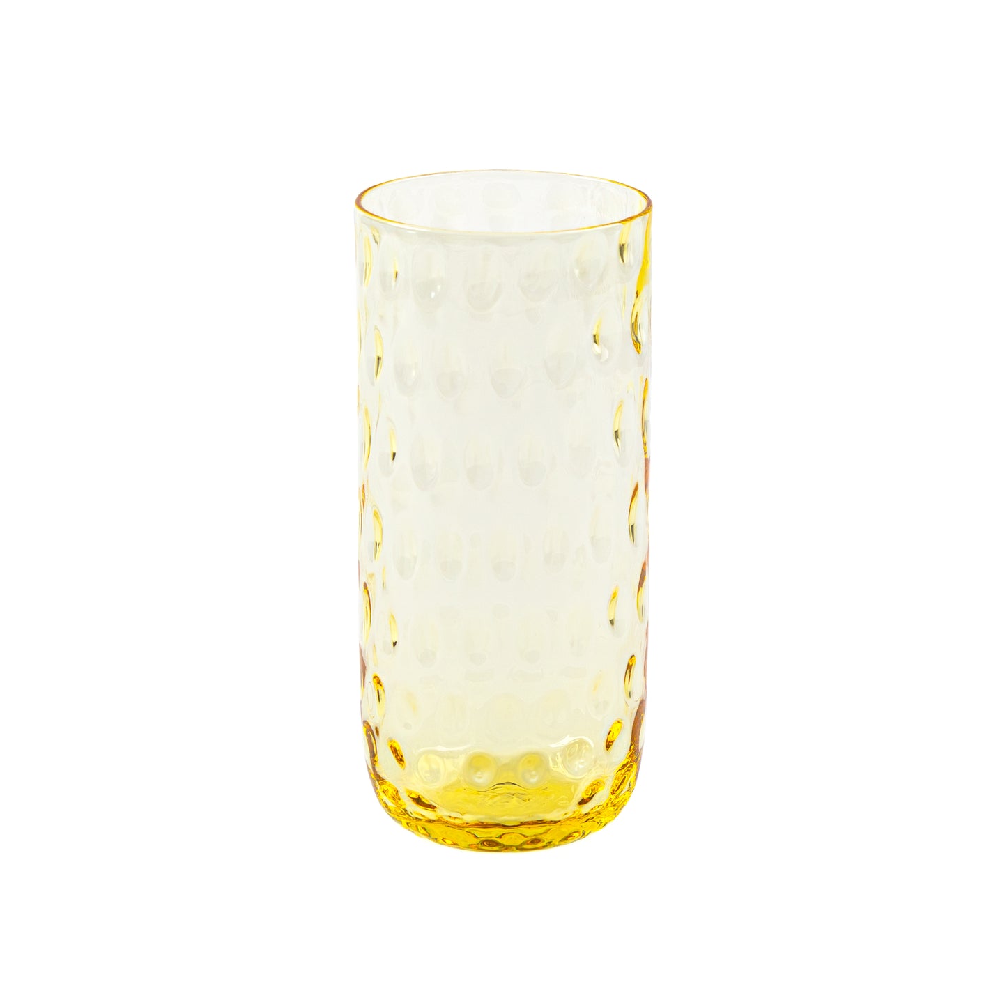 Kodanska Danish Summer Højt Glas Water Glass Yellow