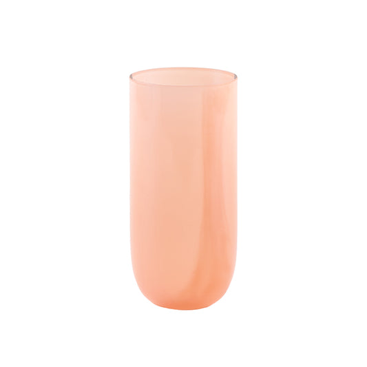 Kodanska Flow Højt Glas Water Glass Pink W. Pink Stripes