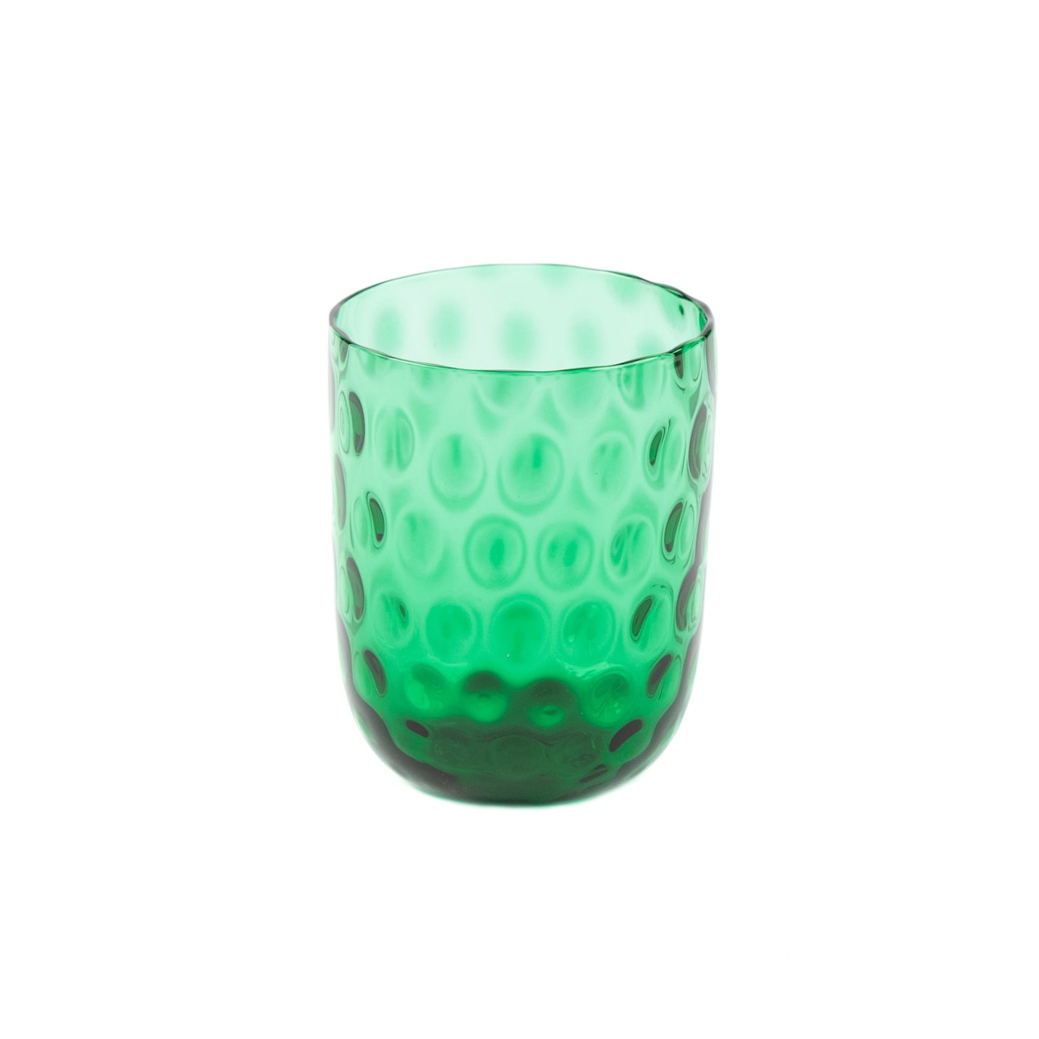 Kodanska Danish Summer Glas Small Drops Water Glass Green