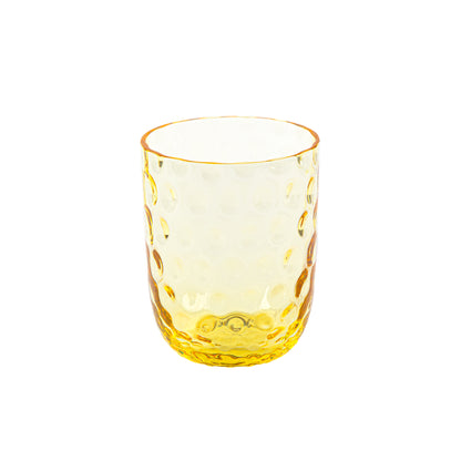 Kodanska Danish Summer Glas Small Drops Water Glass Yellow