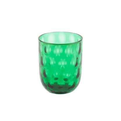 Kodanska Danish Summer Tumbler Big Drops Water Glass Green