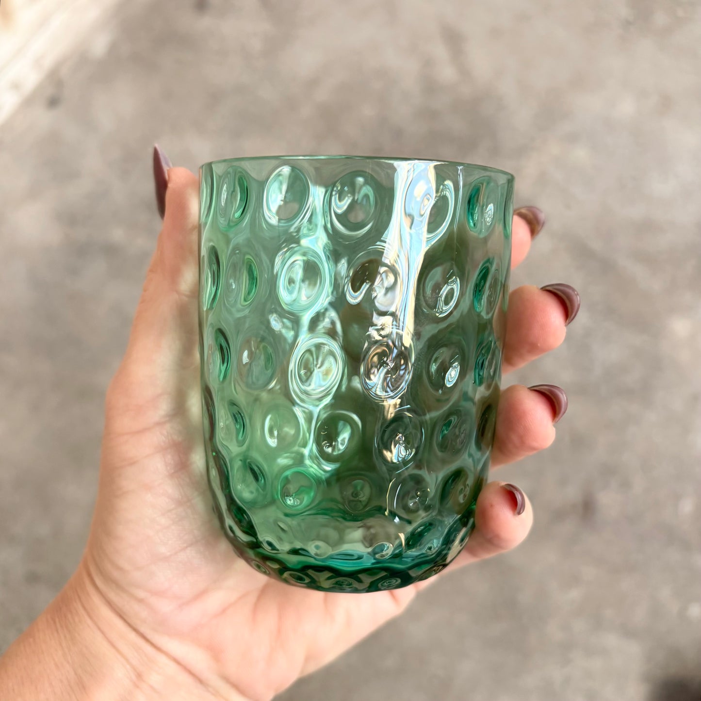 Kodanska Danish Summer Tumbler Small Drops Water Glass