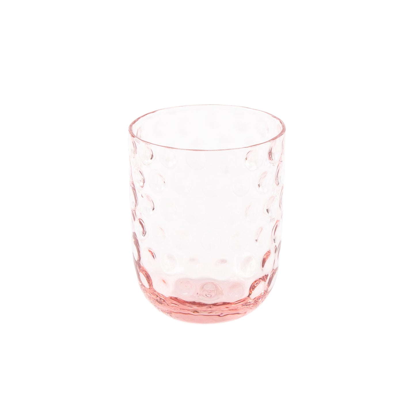 Kodanska Danish Summer Tumbler Small Drops Water Glass Pink