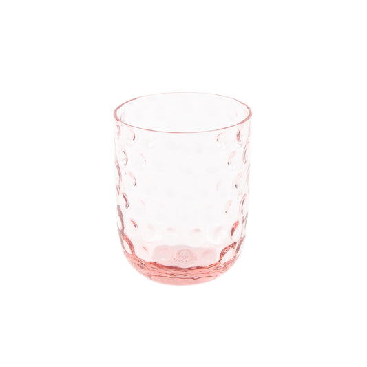 Kodanska Danish Summer Tumbler Small Drops Water Glass Pink