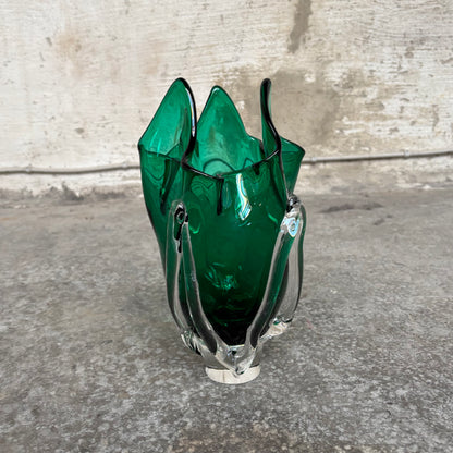 Kodanska Faith Vase 01 Art, 25cm Vase Green W/Art