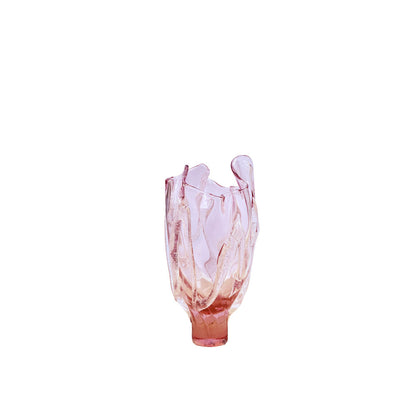 Kodanska Faith Vase 01 Art, 25cm Vase Pink W/Sand Art Denmark