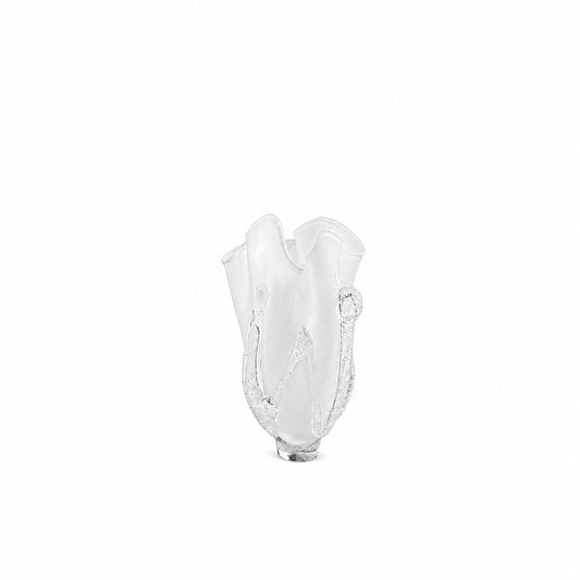 Kodanska Faith Vase 01 Art, 25cm Vase Ice w. Sand Art Denmark