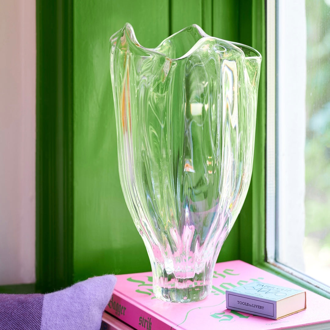 Kodanska Faith Vase 02, 35cm Vase Clear