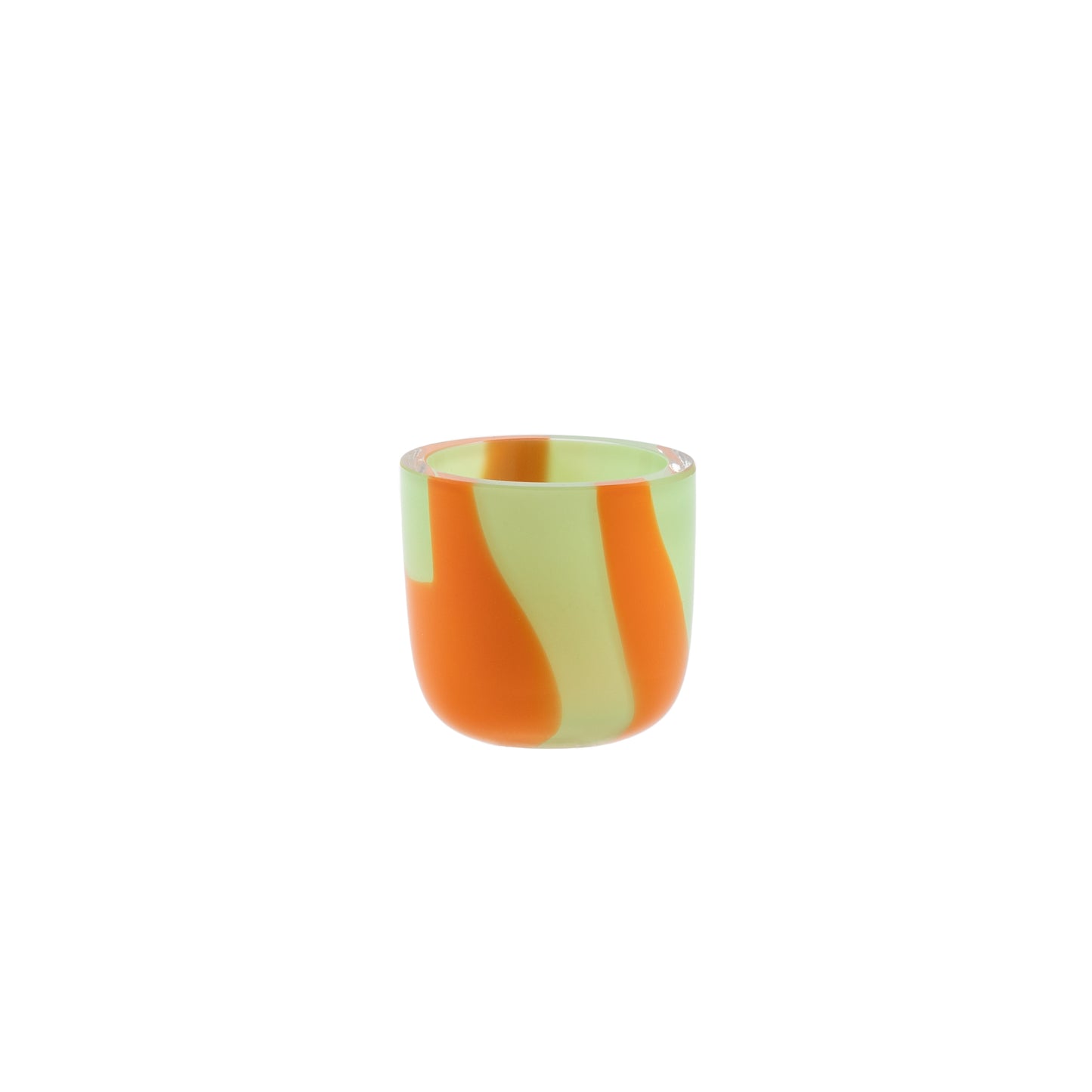 Kodanska Flow Egg Cup Flow egg cup Green W. Orange Stripes
