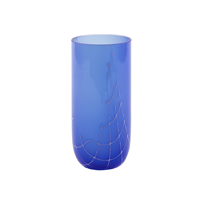Kodanska Flow Højt Glas Water Glass Blue W. Print