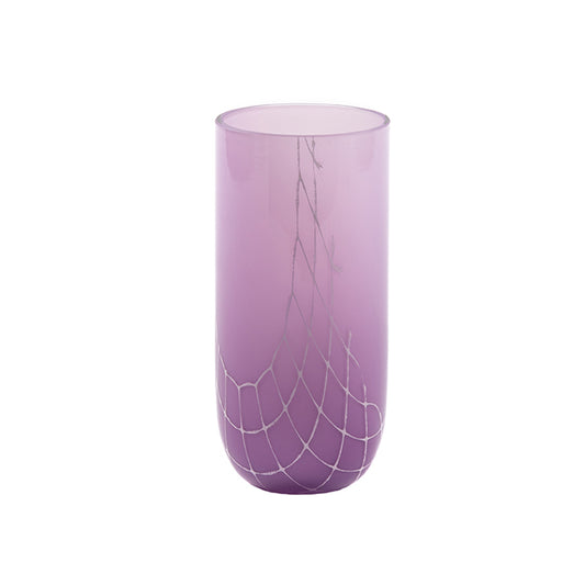 Kodanska Flow Højt Glas Water Glass Purple W. Print