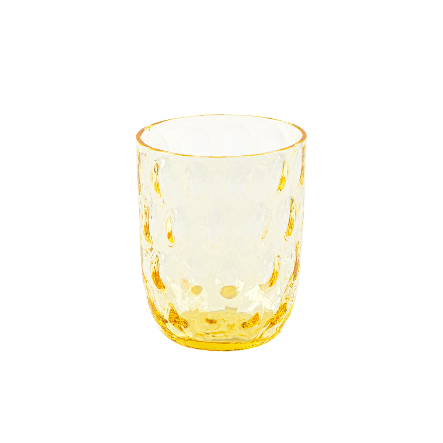 Kodanska Danish Summer Glas Big Drops Water Glass Yellow
