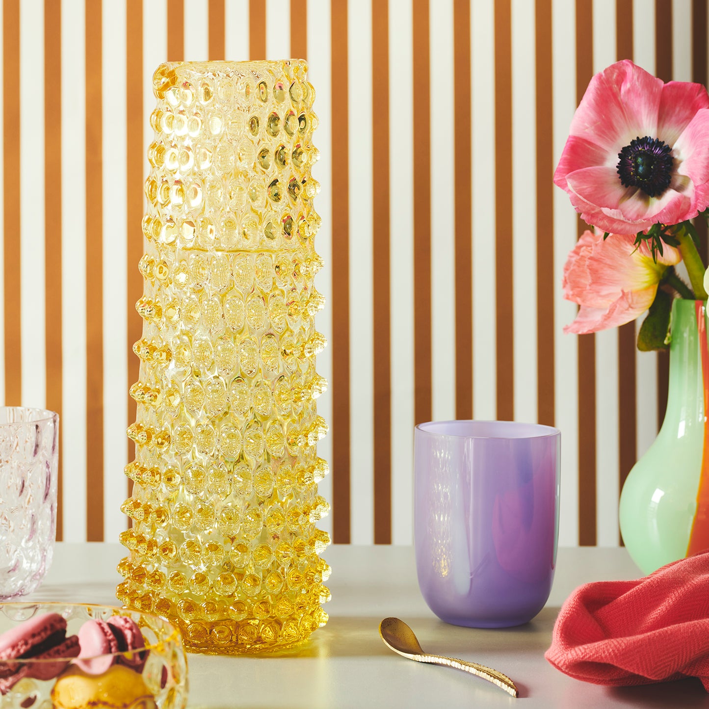 Kodanska Danish Summer Karaffel Carafe / Vase Yellow