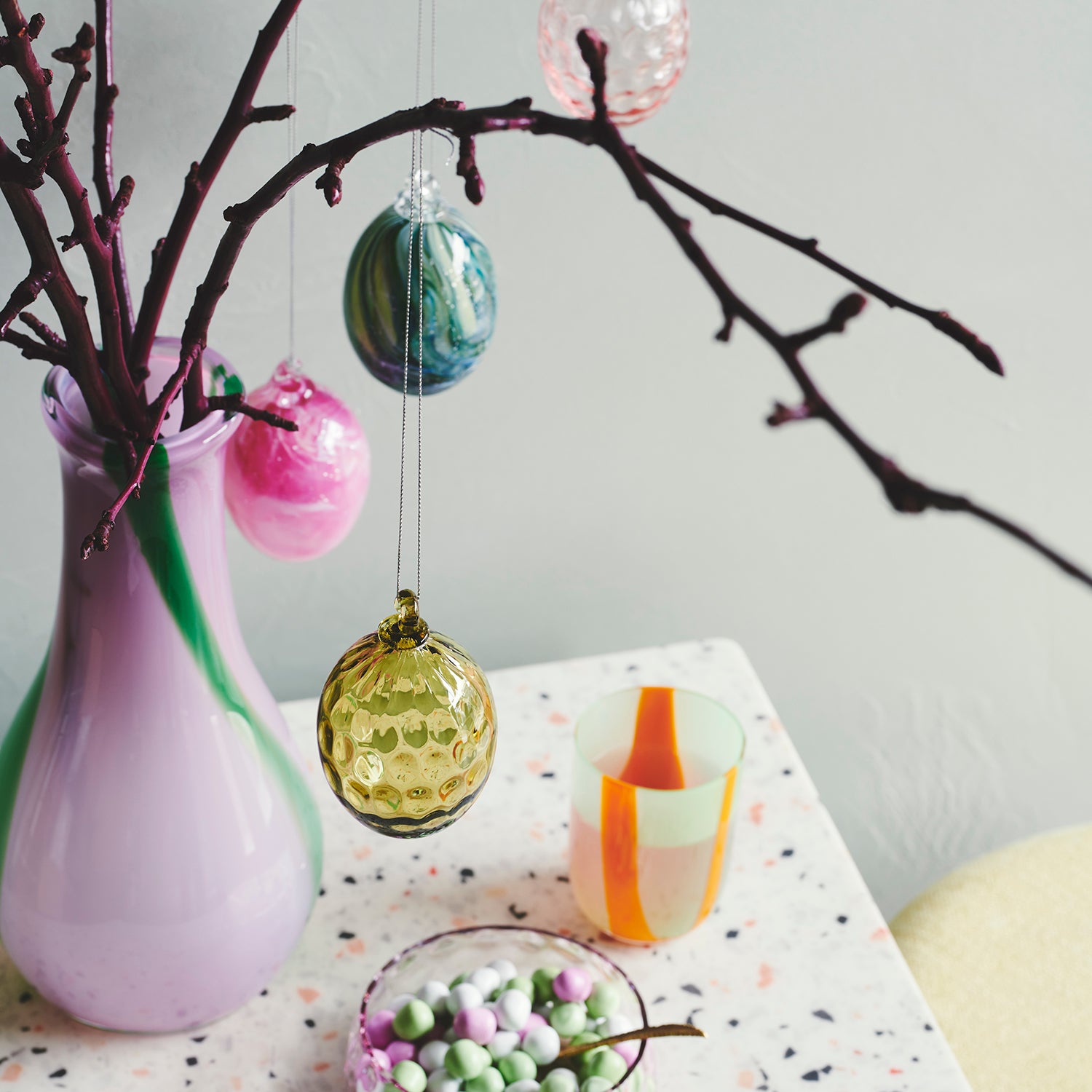 Kodanska Danish Summer Påskeæg Easter Egg Purple