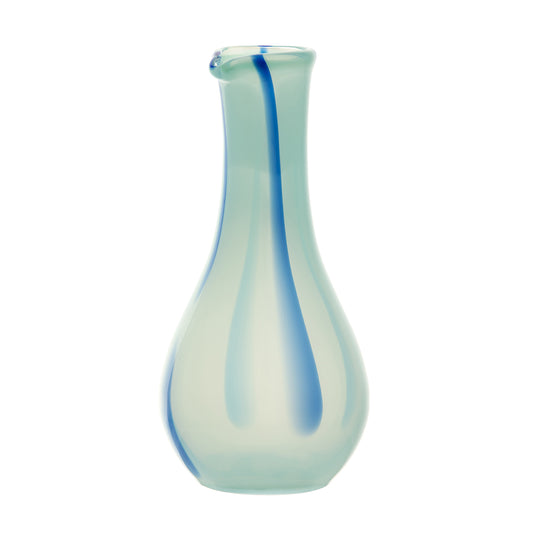 Kodanska Flow Karaffel Carafe / Vase Light Blue W. Stripes