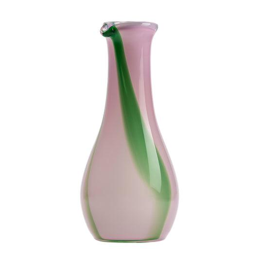 Kodanska Flow Karaffel Carafe / Vase Purple W. Green Stripes