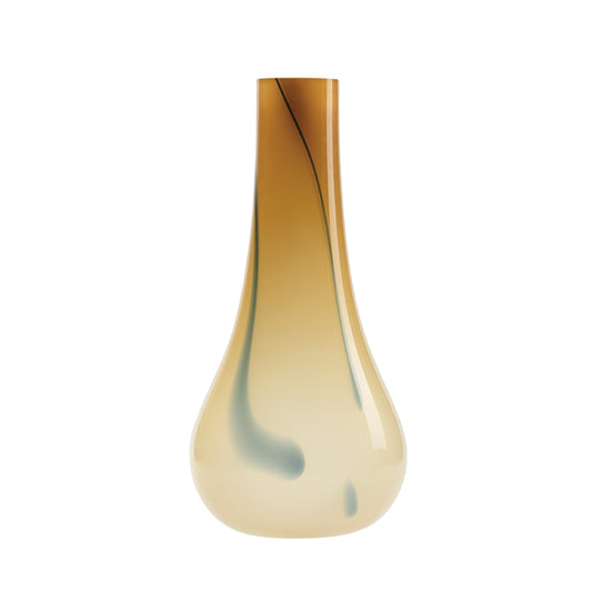 Kodanska Flow Vase Vase Beige w. Blue Stripes
