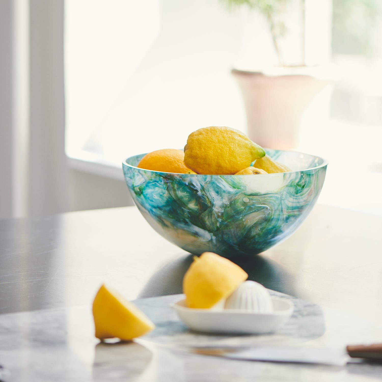 Kodanska Havana Banana Skål Large Bowl Blue Lagoon